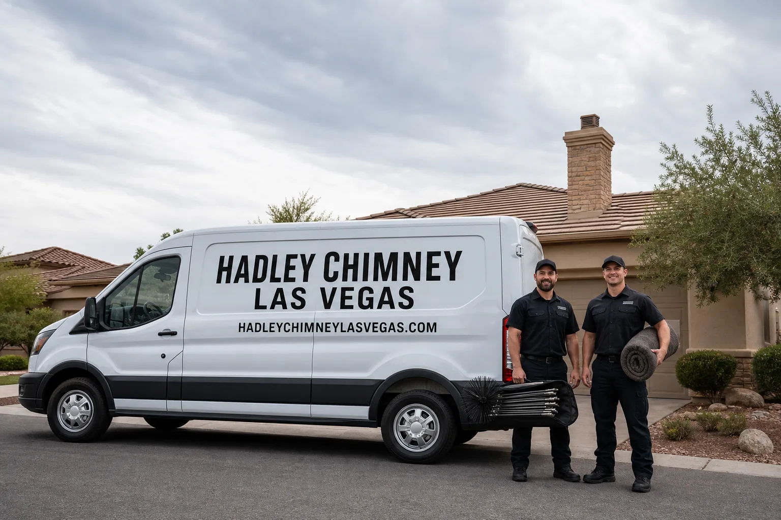 Hadley Chimney Las Vegas chimney cleaning team